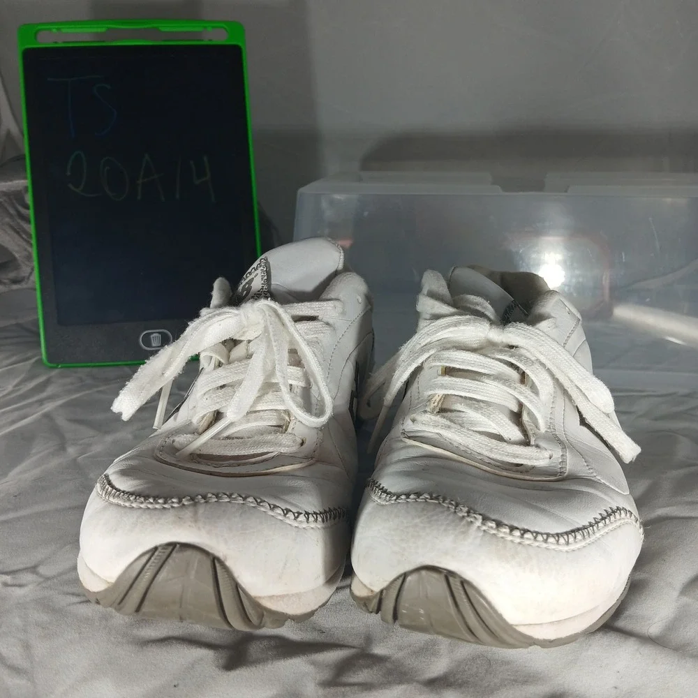 New Balance WA450PL White Leather Athletic Running Walking Shoes Womens Size 7.5